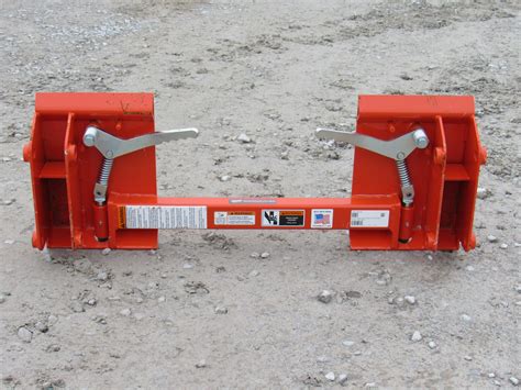 skid steer quick attach adapter kubota l3901|quick attach adapter skid steer.